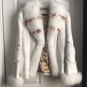 100% Rabbit fur jacket